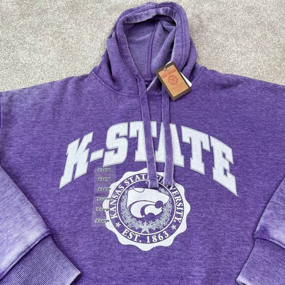 Three Square Women's K-State KSU Kansas State University Wildcats Hoodie (Sz XL) - Picture 7 of 11